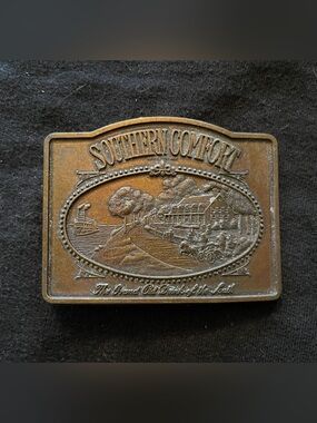 Vintage Southern Comfort Belt Buckle
